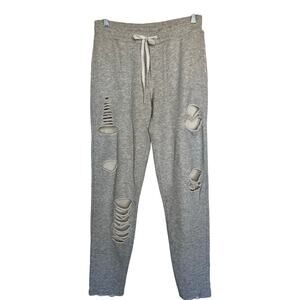 Alo Yoga Distressed Grey Sweatpants Size Small